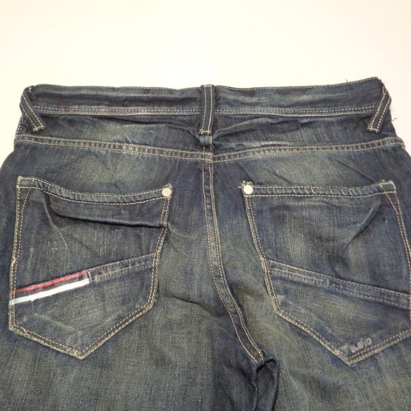 Blend Size 30W 29L REGULAR FIT Blue Cotton New Button Fly Men's Jeans - Picture 8 of 14